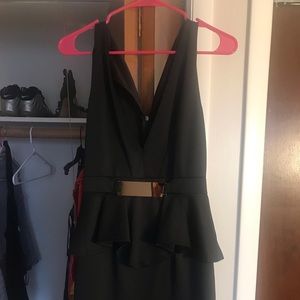 Black Peplum Dress - Brand New